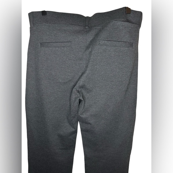 Betabrand Straight Leg 7 Pocket Dress Yoga Pant Size LP Charcoal Grey - Picture 7 of 10